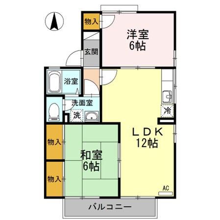 セジュール一色の物件間取画像